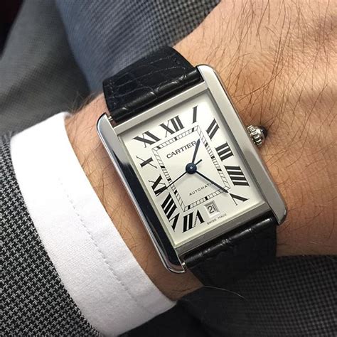 cartier tank solo xl replica|cartier tank solo xl size.